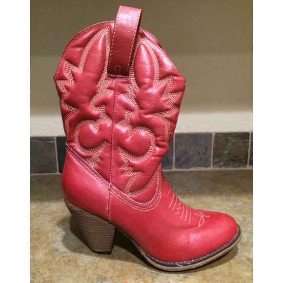 Sassy red western boots