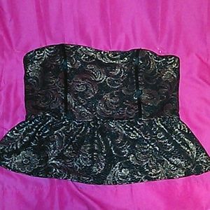 Strapless top NWOT