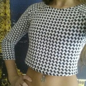 BRAND NEW NEVER WORN FANCY CROP TOP
