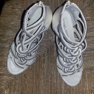 Heels with a zip up back