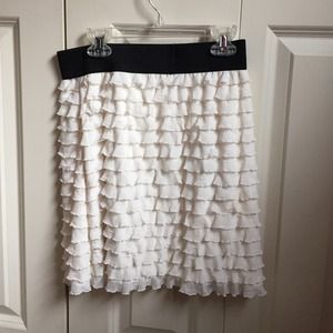 Cream skirt