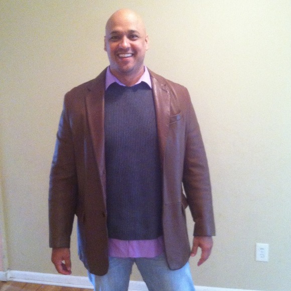 Banana Republic vintage leather jacket