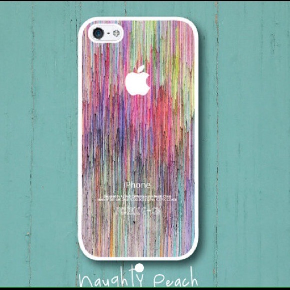 🚩SOLD🚩iPhone 4/4s Case - Rain/Splattered Paint - Picture 1 of 3
