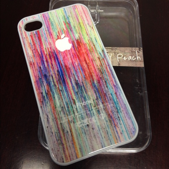 🚩SOLD🚩iPhone 4/4s Case - Rain/Splattered Paint - Picture 2 of 3