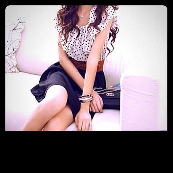 NEW Cute little polka dot top dress