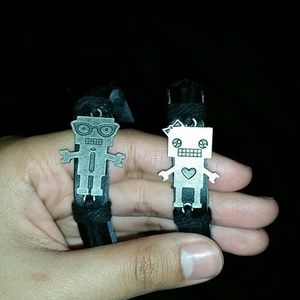 **REDCUCED** Matching robot bracelets