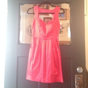 Hot pink party dress