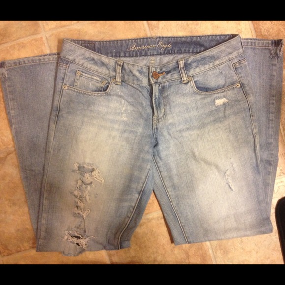 American Eagle jeans and Maurice's Molli Flare
