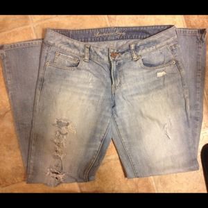 American Eagle jeans and Maurice's Molli Flare