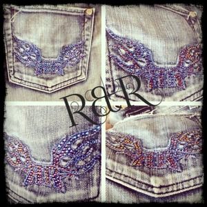 Rock and Republic jeans and Affliction top bundle