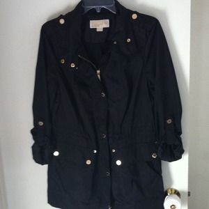 MK rain jacket black color (trench coat)