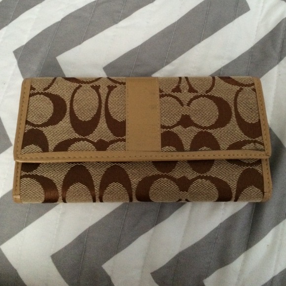 Brown Coach wallet