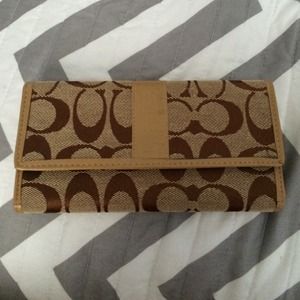 Brown Coach wallet