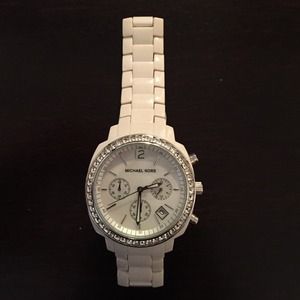 White Michael Kors watch