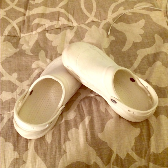 White crocs brand sz 11