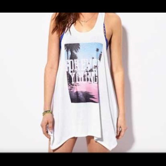Tank swimsuit cover up
