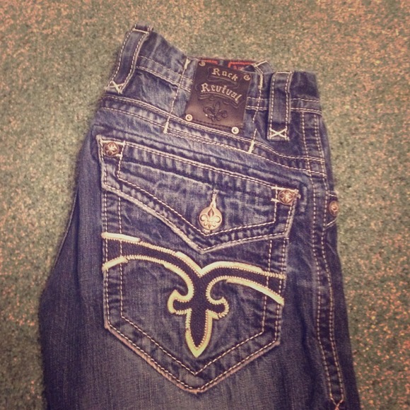 Mens Rock Revival Jeans