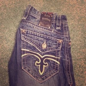 Mens Rock Revival Jeans