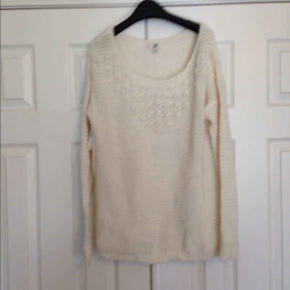 NWT Cream Chunky Sweater