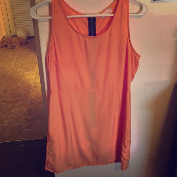 Orange dress