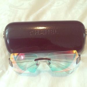 Authentic Chanel Sunglasses with Case