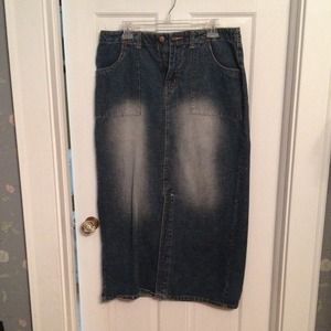 LA Blues Denim Skirt