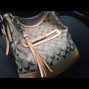 Authentic coach side bag