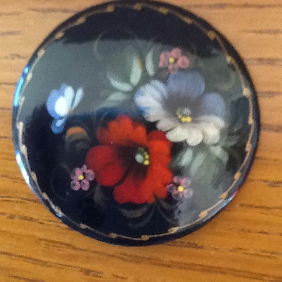 russian artist Jewelry - Vintage Russian pin