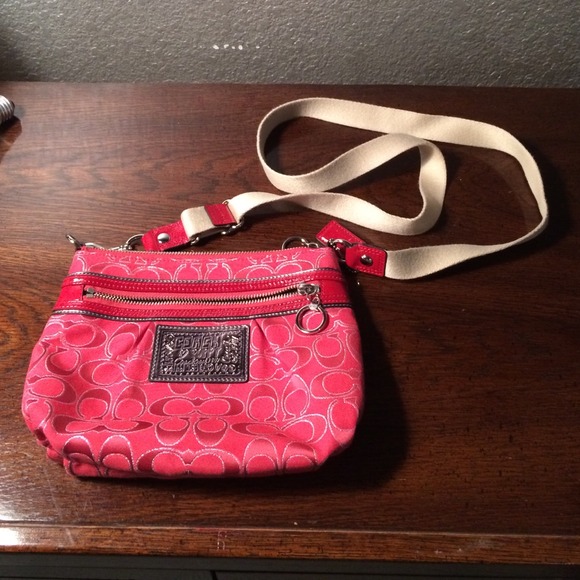 Coach Poppy cross body bag.  EUC