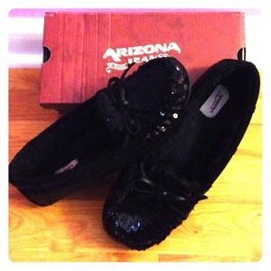 Arizona Jeans Black Sequoin shoes