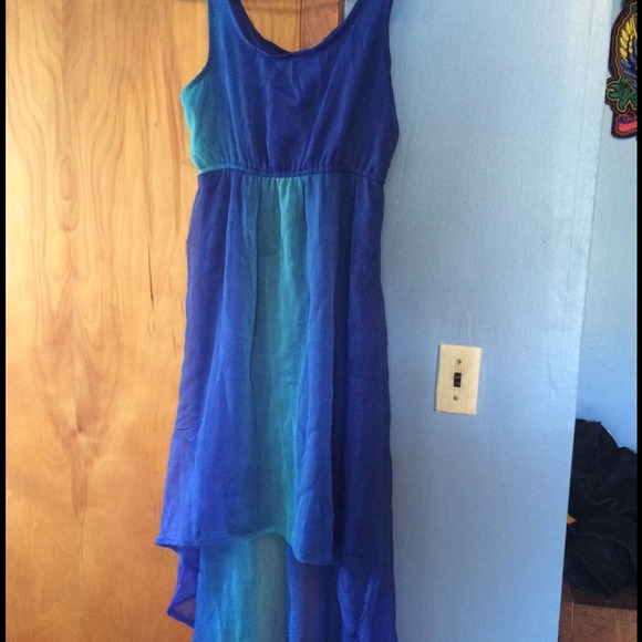 Blue & turquoise dress size L