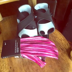 BUNDLE!!!! Nike studio wraps & head tie