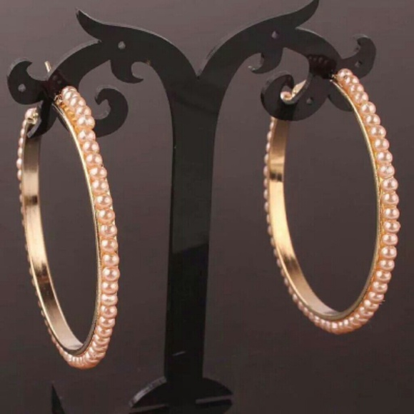 Beautiful Circle Yellow Beads earrings