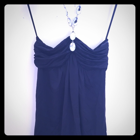 White House Black Market Halter Diamond Top