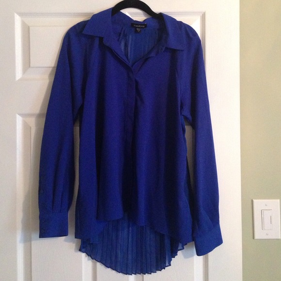 ‼️SOLD‼️🎉Royal Blue BeBe Blouse🎉‼️