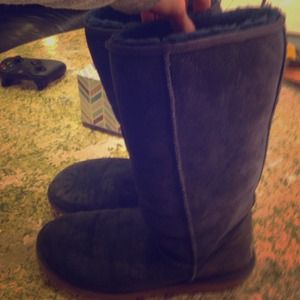 Navy tall women uggs