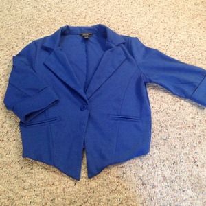 Royal blue, mini blazer