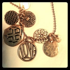 Lucky brand charm necklace