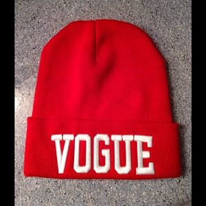FINAL PRICE CUT???RED VOGUE BEANIE???