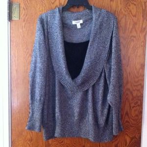 Reduced Cow neck sweater. On hold for @missbubbles