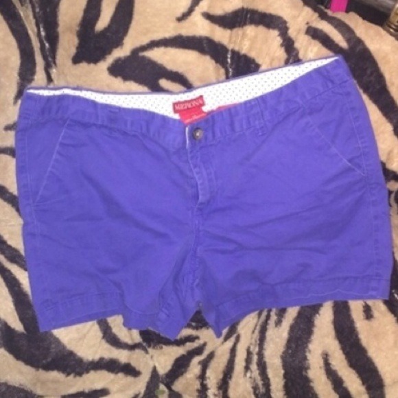 Purple shorts