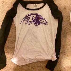 VS PINK Baltimore Ravens long sleeve tshirt