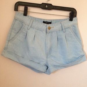 Denim shorts