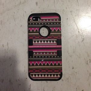 Otter box style Aztec case iPhone 5/5s