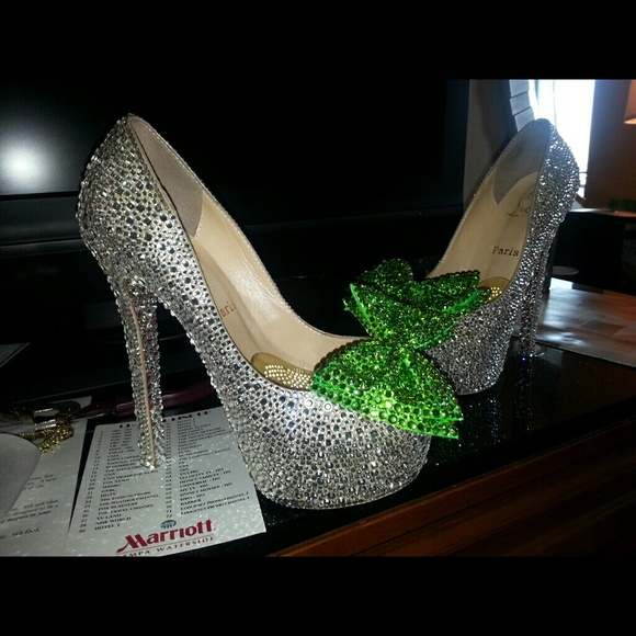 Rhinestone heels