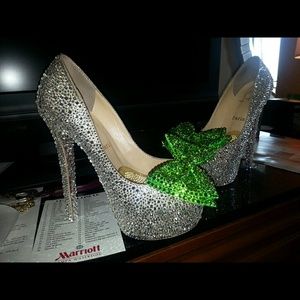 Rhinestone heels