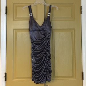 Dark Grey Cocktail Dress