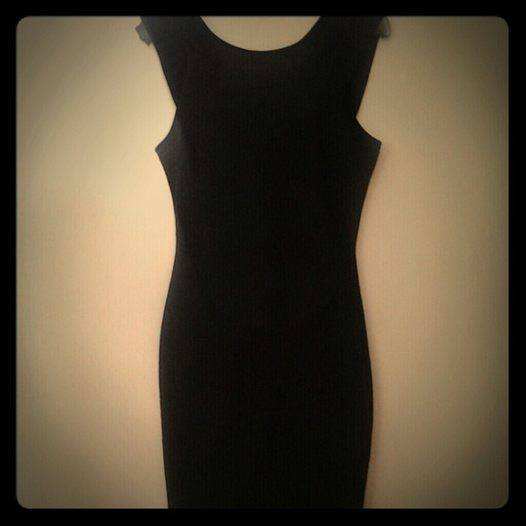 New black long  print dress SOLD