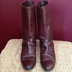 ****SOLD****Leather riding boots - made in Italy