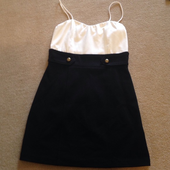 Never Worn black and white Dress